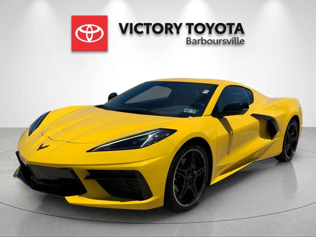 Used 2025 Yellow Chevrolet Stingray image 1