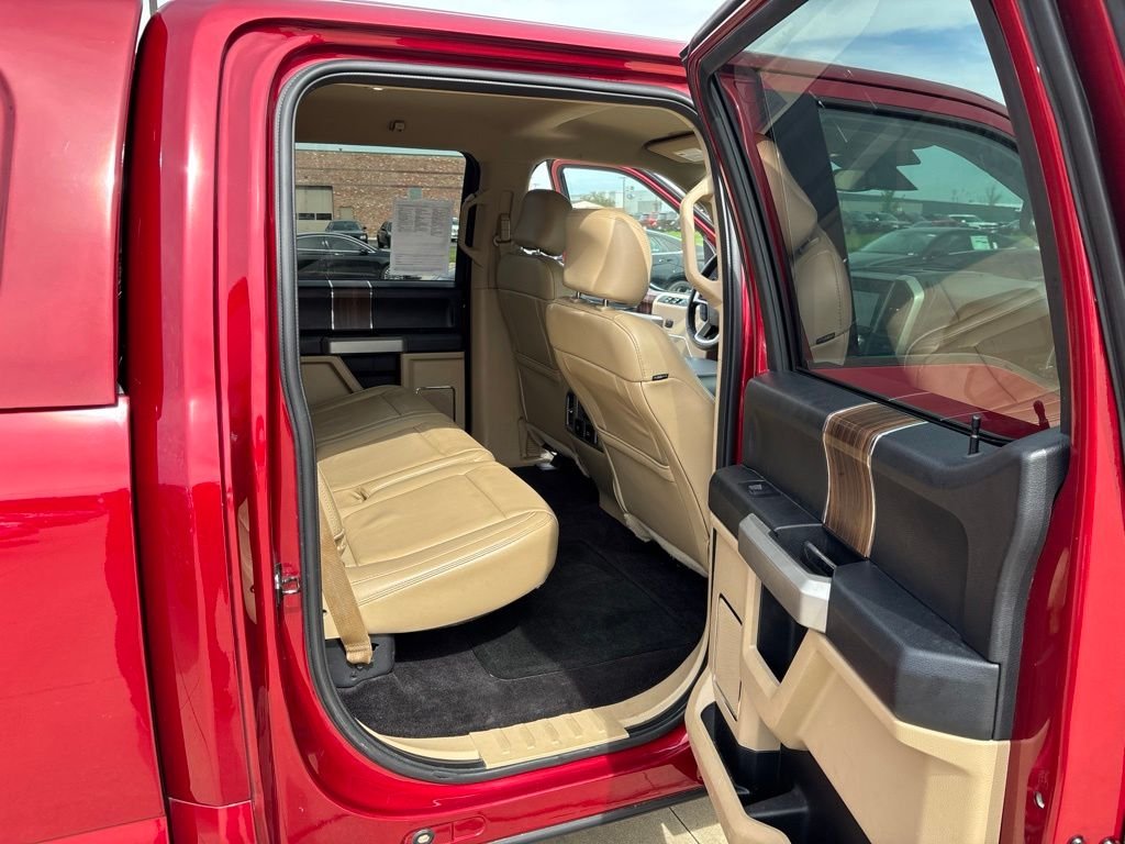 Used 2017 Ruby Red Metallic Tinted Clearcoat Ford Lariat image 35