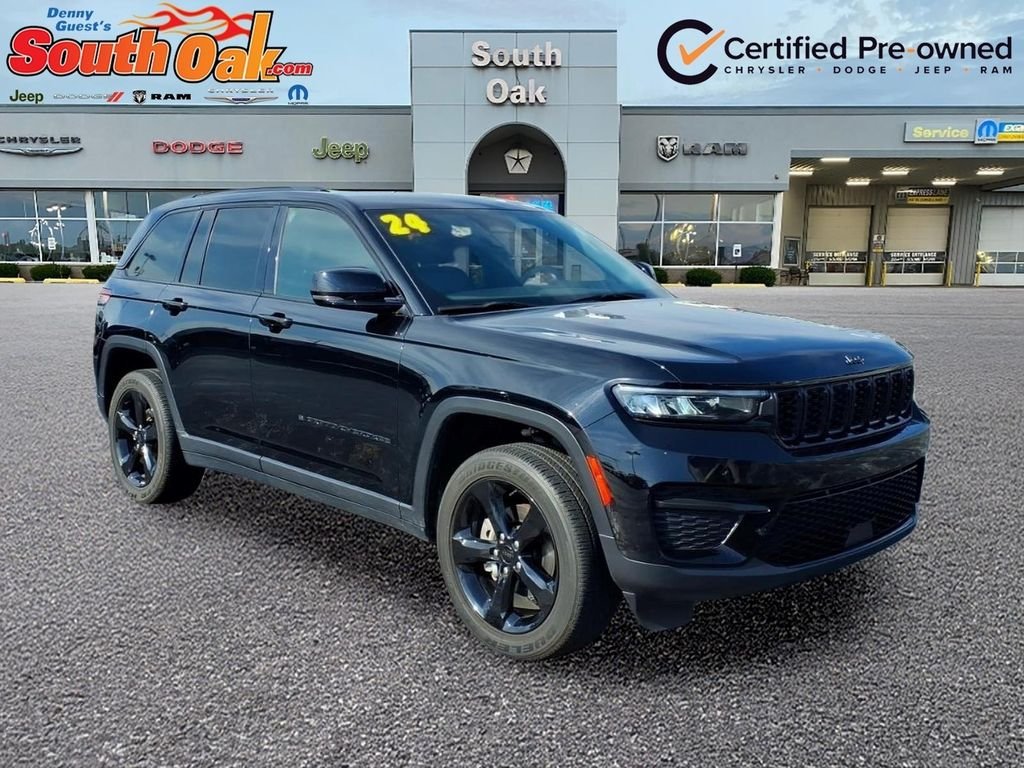Certified Used 2024 Black Jeep Altitude X image 1