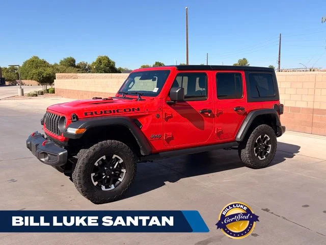 Certified Used 2025 Red Jeep Rubicon image 1