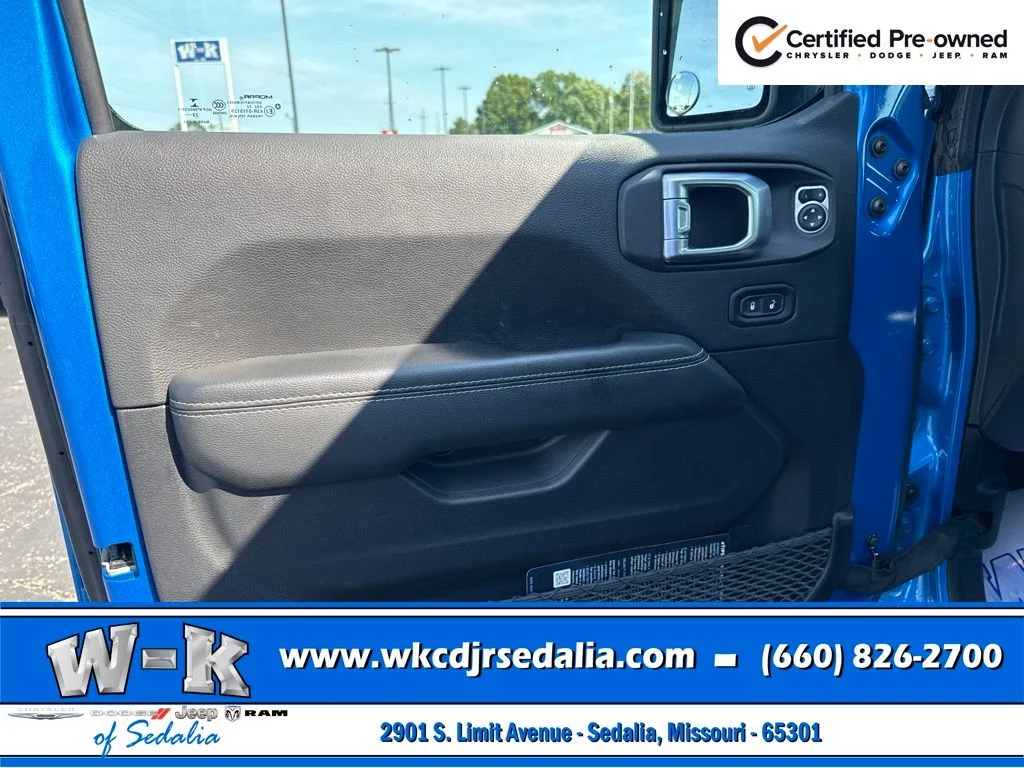 Certified Used 2023 Blue Jeep Sahara 4xe image 18
