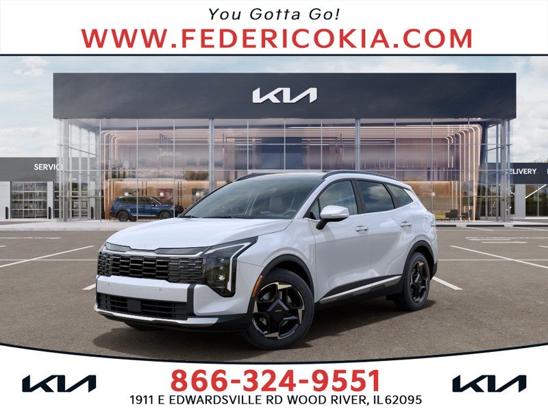 New 2026 Glacial White Pearl Kia EX image 1