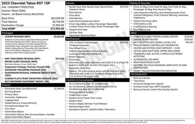 Certified Used 2023 Black Chevrolet RST image 4