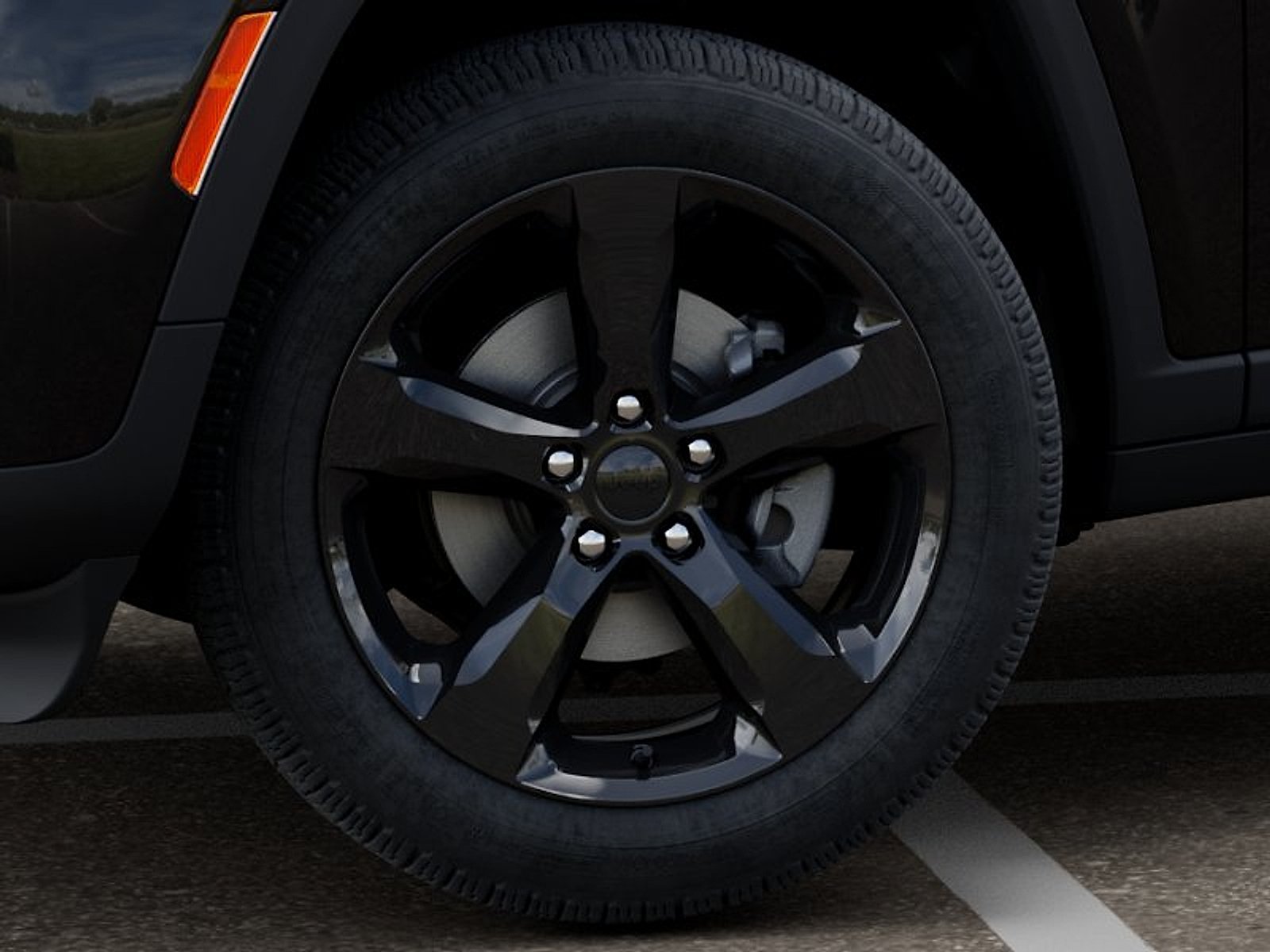 New 2026 Diamond Black Crystal Pearl-Coat Exterior Paint Jeep Limited 4x4 image 9