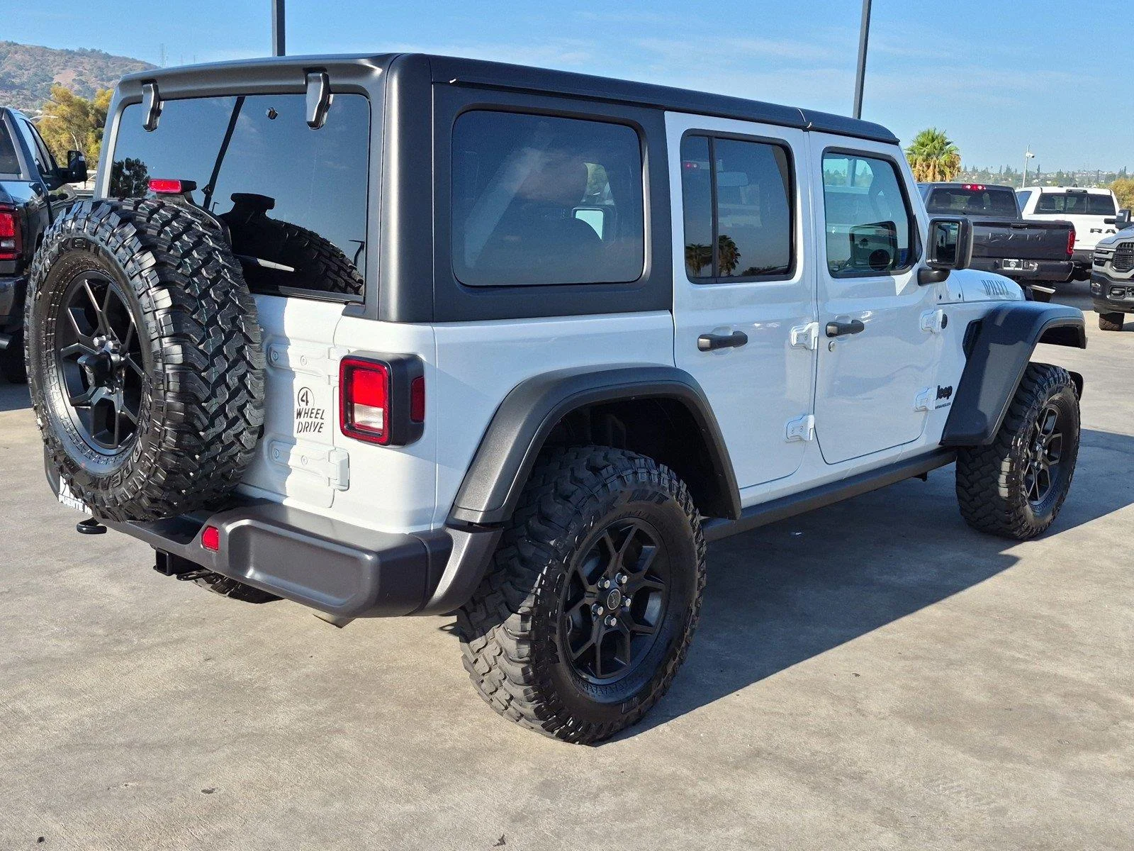 Certified Used 2025 Bright White Clearcoat Jeep Willys image 7
