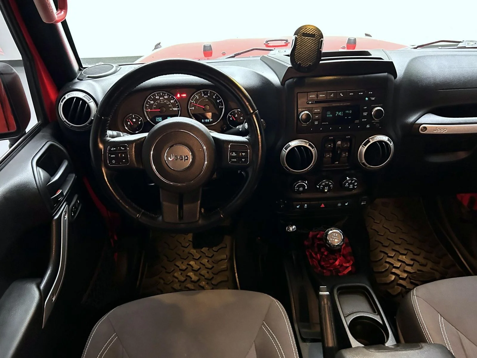 Used 2016 Red Jeep Unlimited Sahara image 14