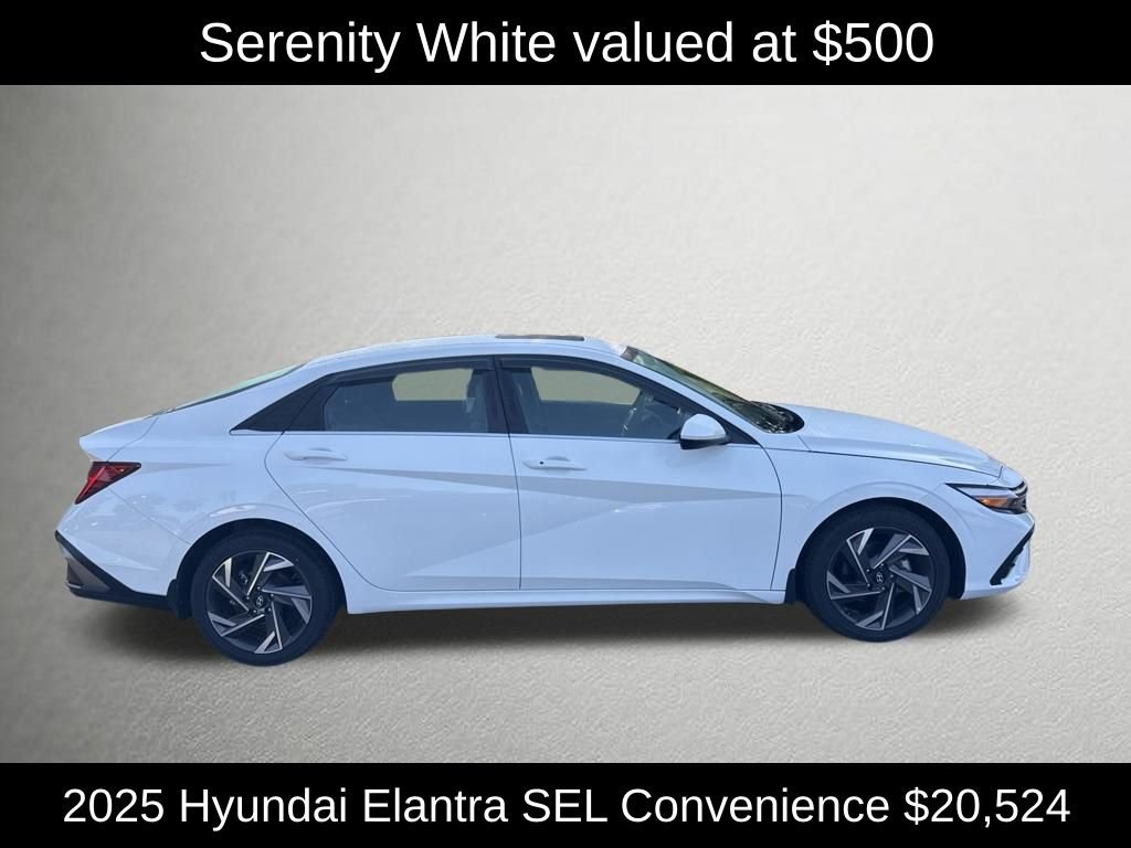 Used 2025 White Hyundai SEL Convenience image 2