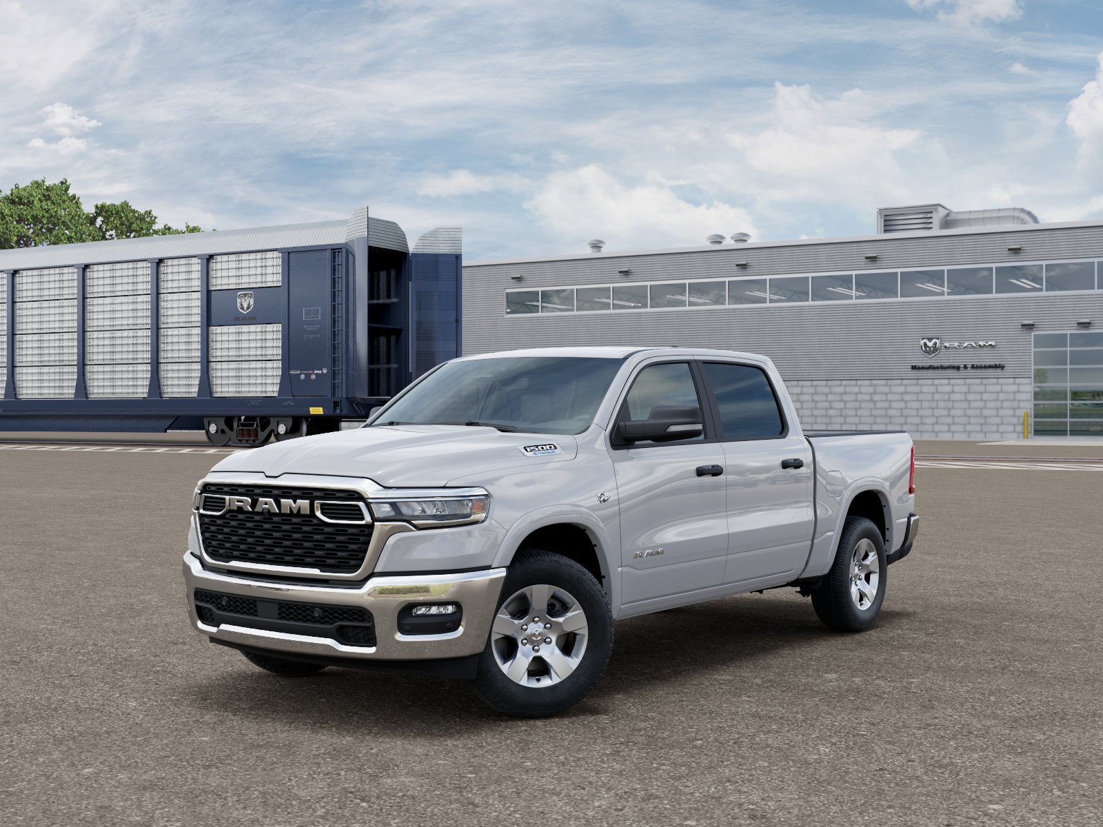New 2026 Bright White Clearcoat RAM BIG HORN image 1