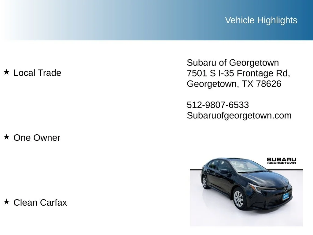 Used 2026 Black Toyota LE image 9