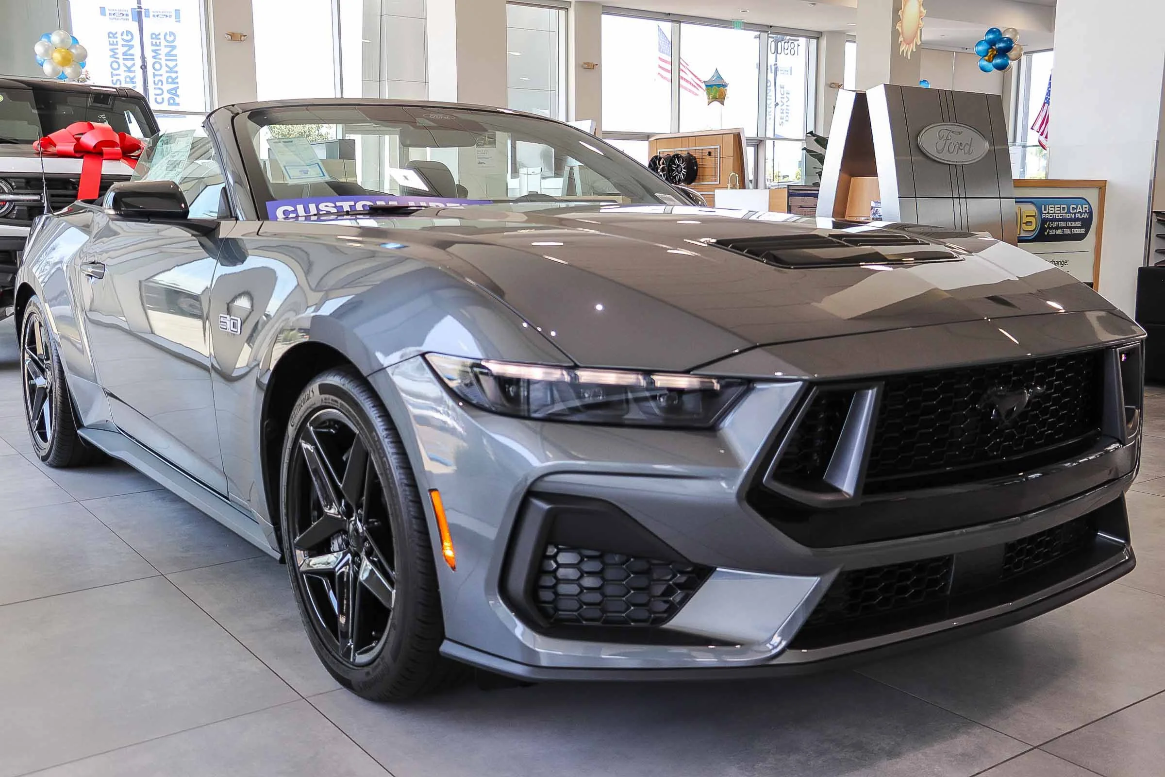 New 2026 Carbonized Gray Metallic Ford GT Premium Convertible image 3