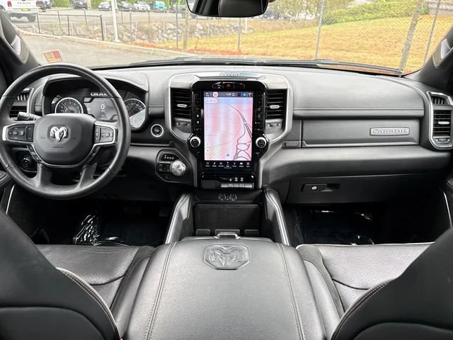 Used 2025 Diamond Black Crystal Pearlcoat Ram Laramie image 8