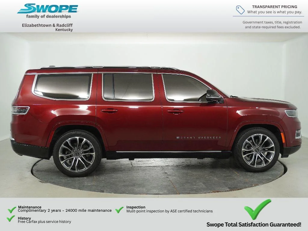 Used 2024 Velvet Red Pearlcoat Jeep Series III image 2