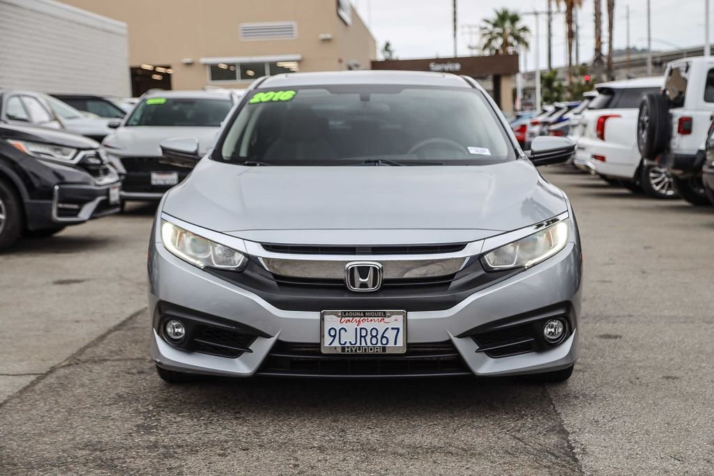 Used 2016 Honda Civic EX-T with VIN 19XFC1F34GE224141 for sale in Laguna Niguel, CA