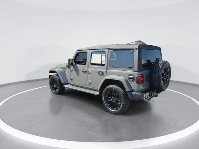 Used 2022 Gray Jeep Unlimited Sahara 4xe image 6