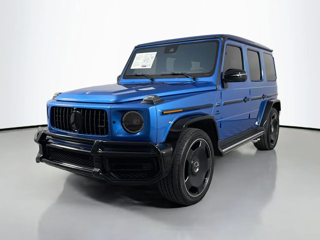 Used 2024 MANUFAKTUR South Sea Blue Metallic Mercedes-Benz G 63 AMG® image 1