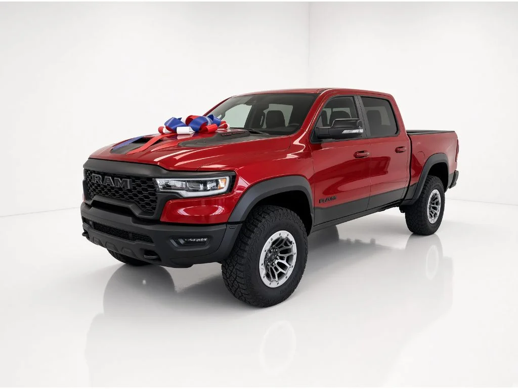 New 2026 Molten Red Pearl-Coat Exterior Paint RAM RHO image 1