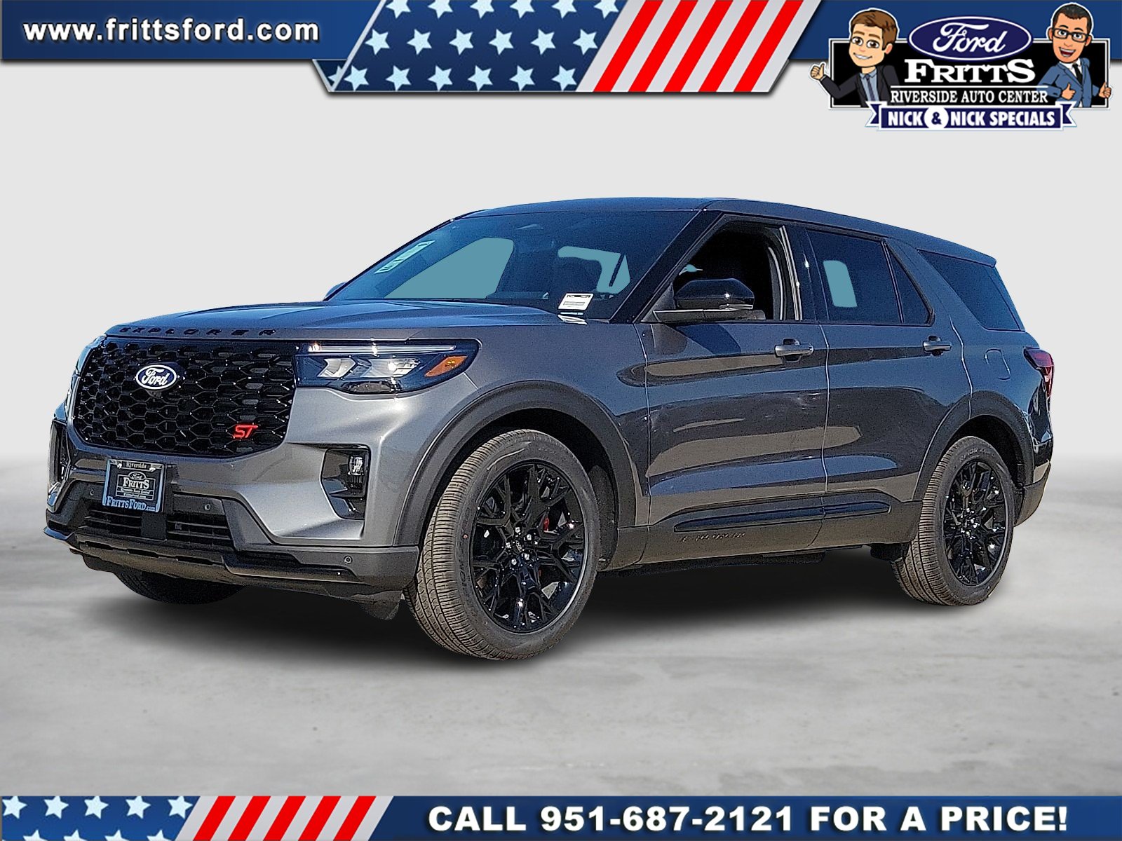 New 2027 Carbonized Gray Metallic Ford ST image 1