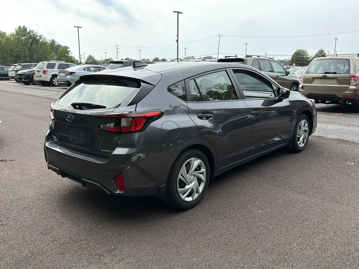 Used 2024 Magnetite Gray Metallic Subaru Base image 8