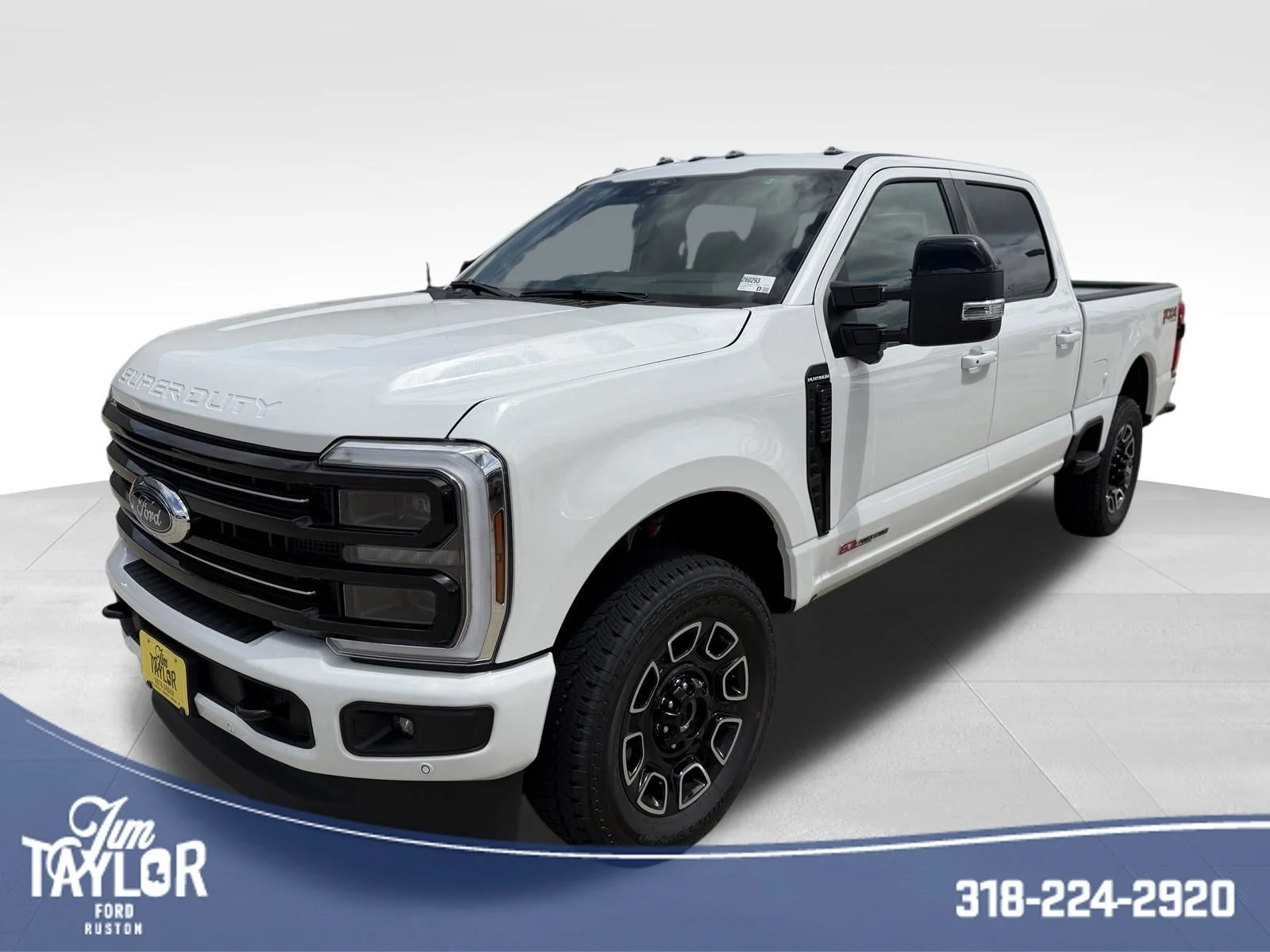 New 2026 Star White Metallic Tri-Coat Ford F-250® Platinum® image 2