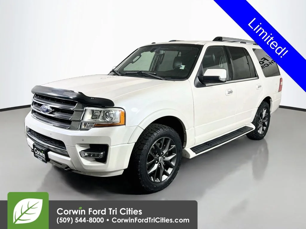 Used 2017 White Platinum Clearcoat Metallic Ford Limited image 5