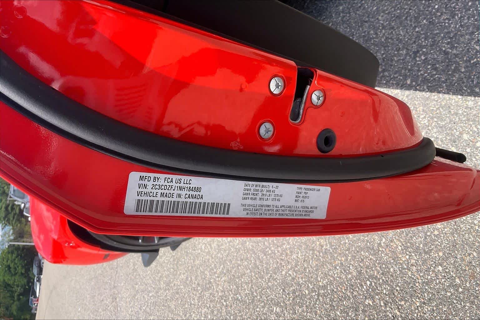 Used 2022 Go Mango Dodge R/T Scat Pack Widebody image 30