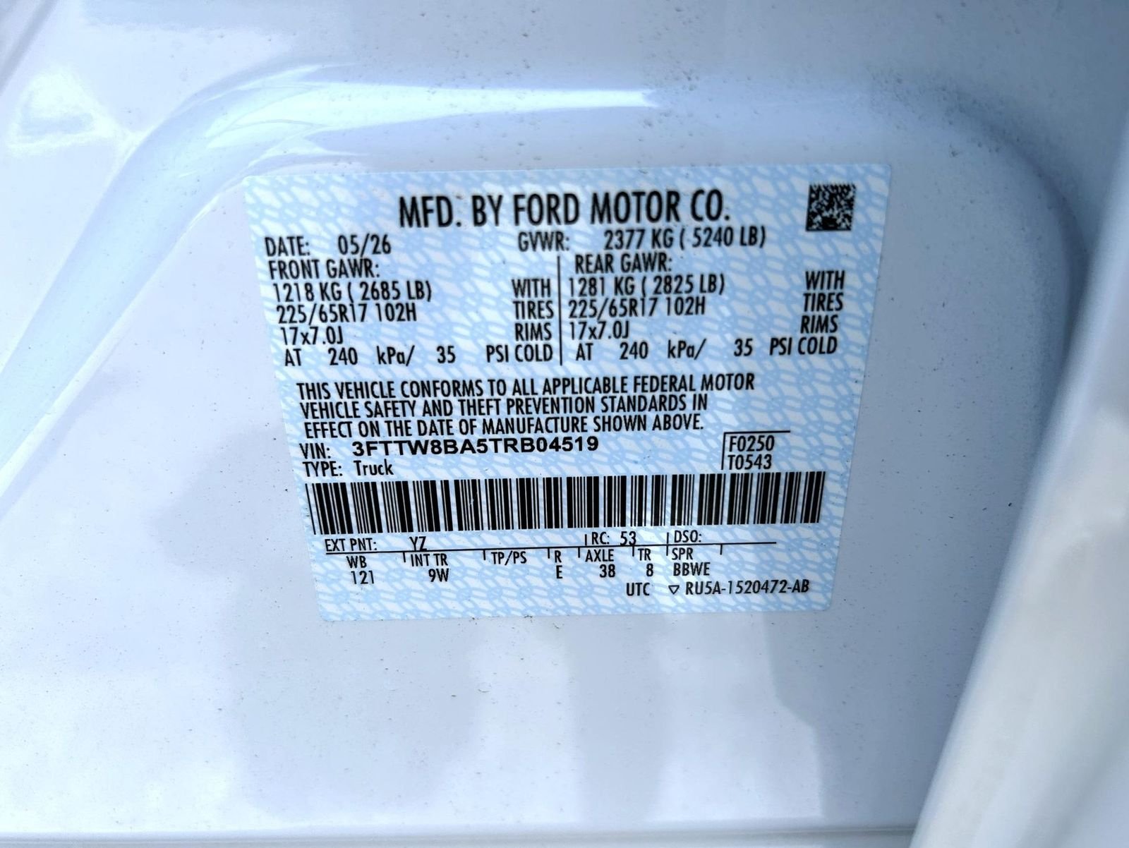 New 2026 Oxford White Ford XL image 25