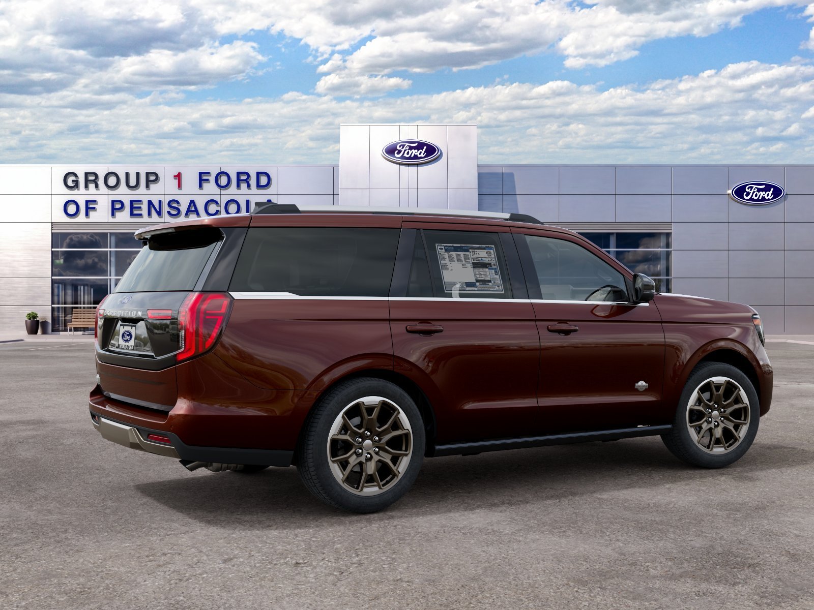 New 2027 Bronze Fire Metallic Tinted Clearcoat Ford King Ranch® image 6