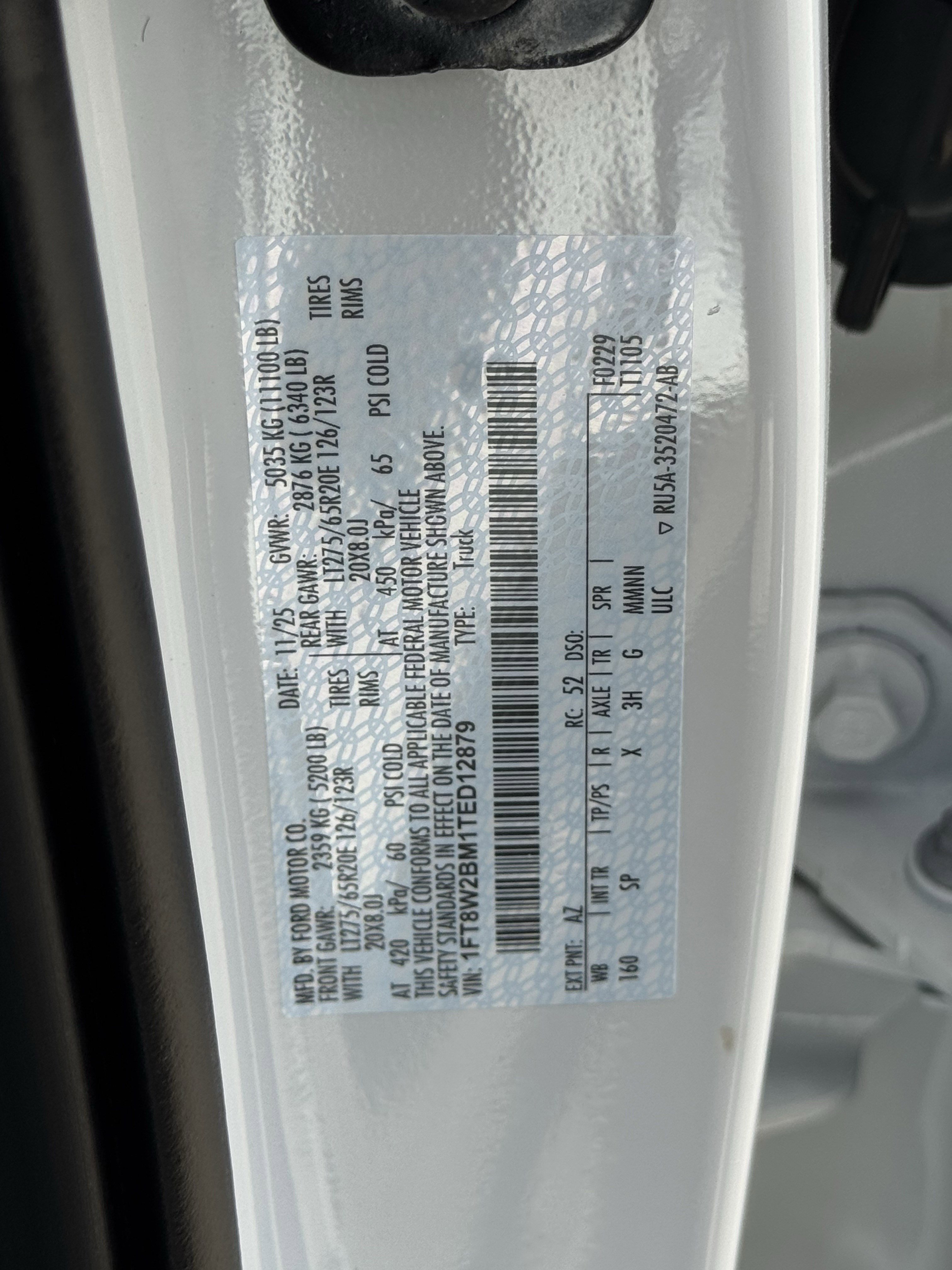 New 2026 Star White Metallic Tri-Coat Ford King Ranch image 22