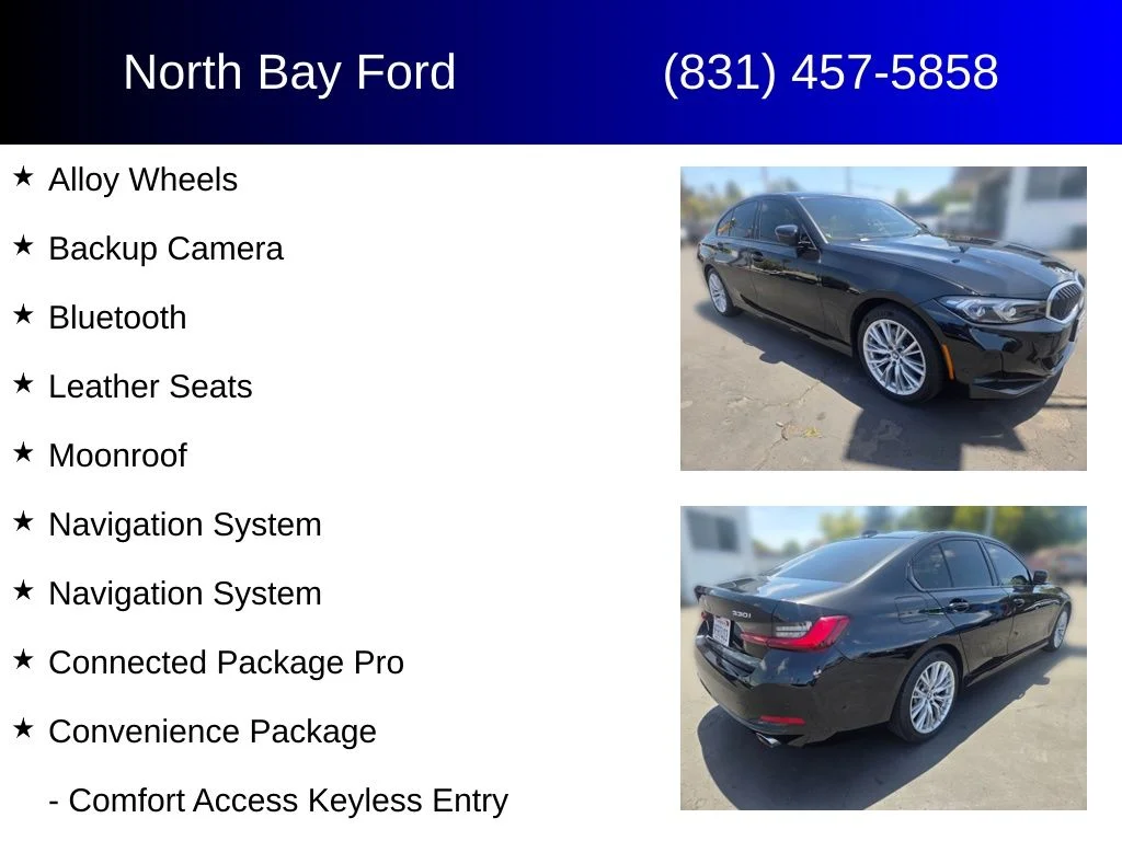 Used 2023 Black BMW 330i image 4