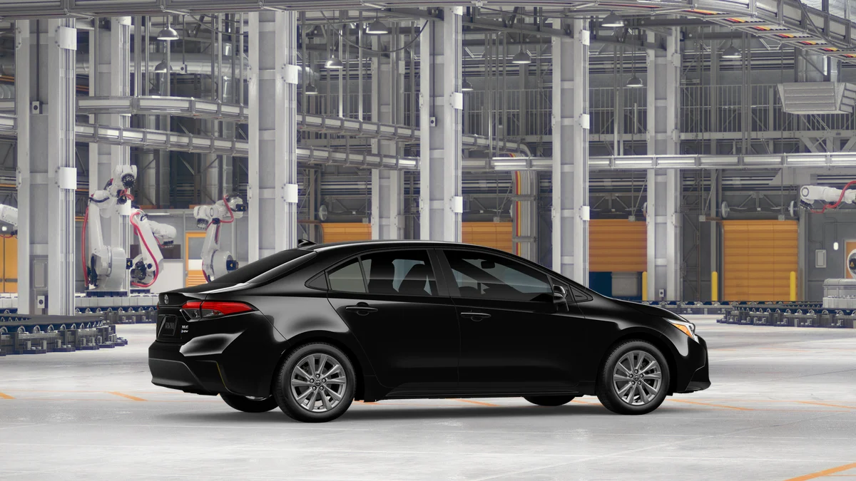 New 2026 Midnight Black Metallic Toyota Hybrid XLE image 11