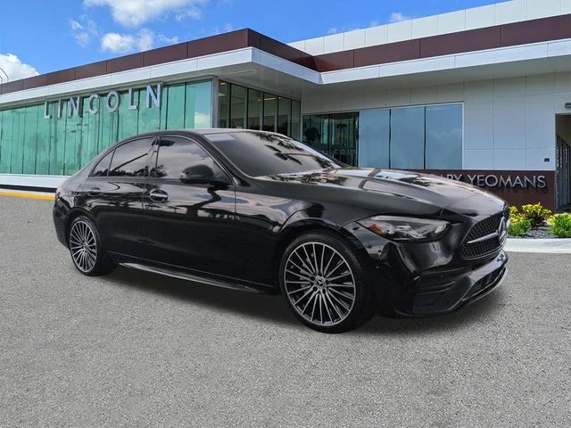 Certified Used 2023 Black Mercedes-Benz C 300 image 2