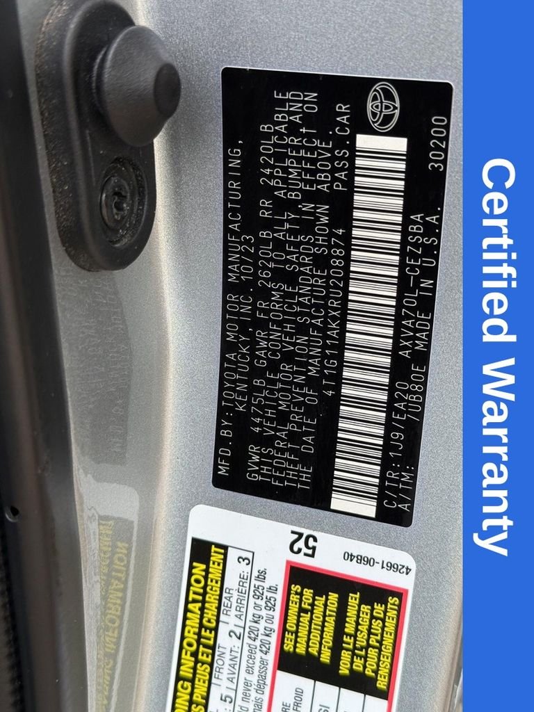Certified Used 2024 Celestial Silver Metallic Toyota SE image 31