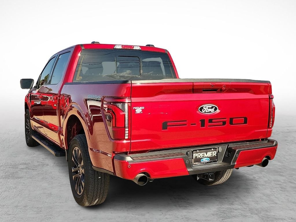 Used 2024 Rapid Red Metallic Tinted Clearcoat Ford Lariat image 8