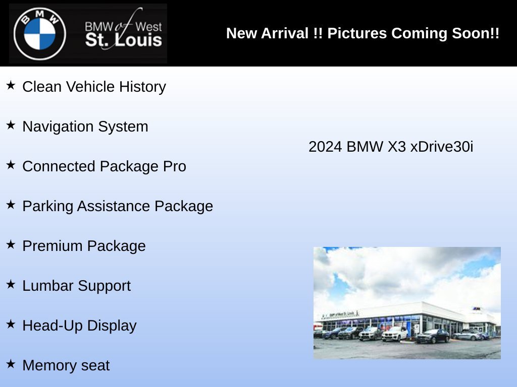 Used 2024 Gray BMW xDrive30i image 3
