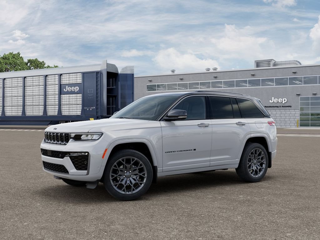 New 2026 Bright White Clear-Coat Exterior Paint Jeep Summit image 2