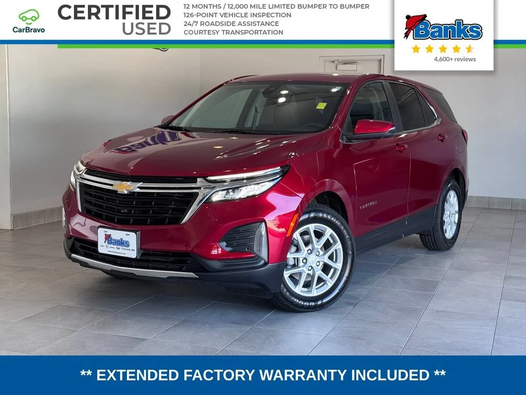 Certified Used 2024 Radiant Red Tintcoat Chevrolet LT image 1