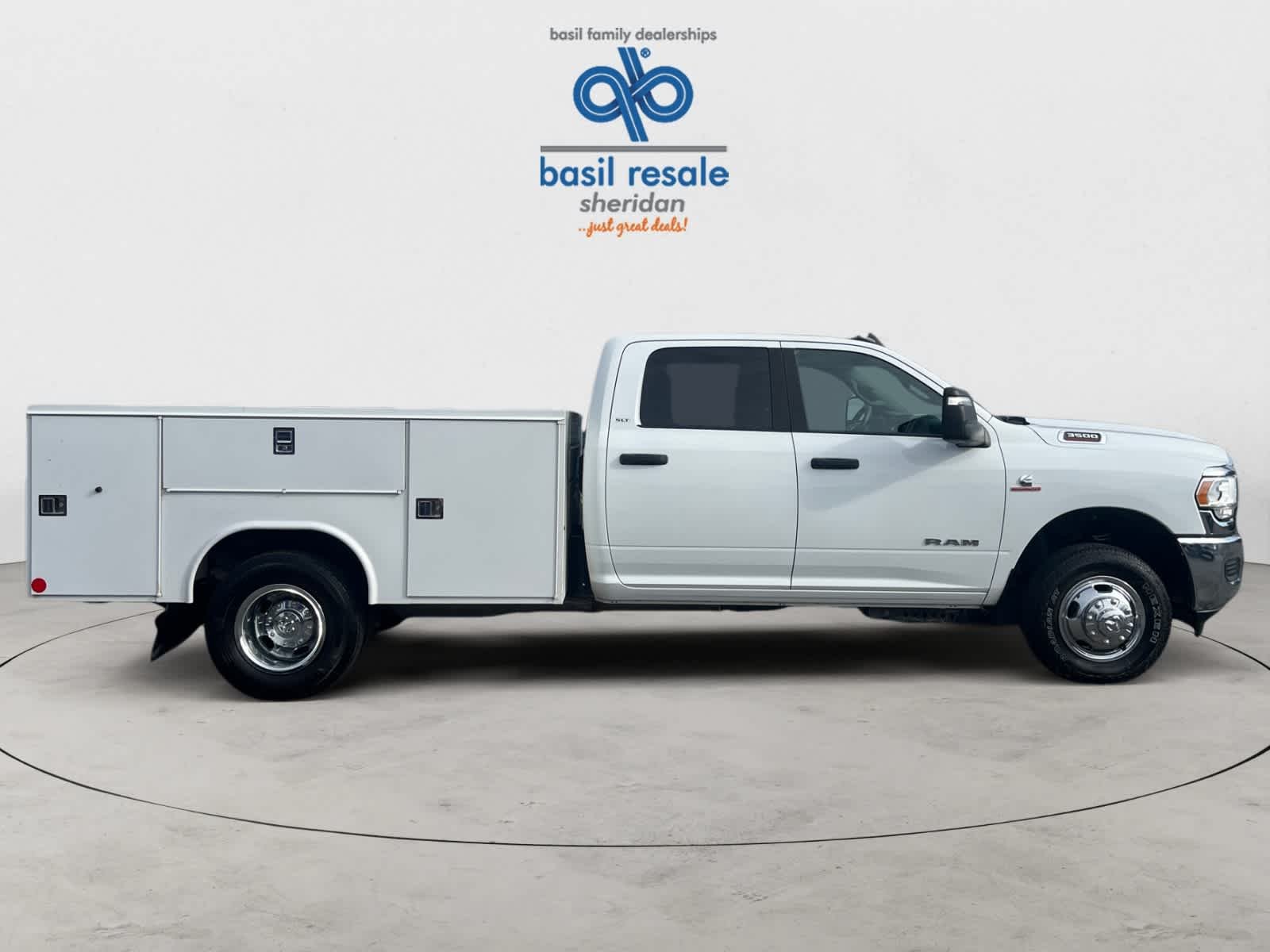 Used 2024 Bright White Clearcoat Ram SLT image 8