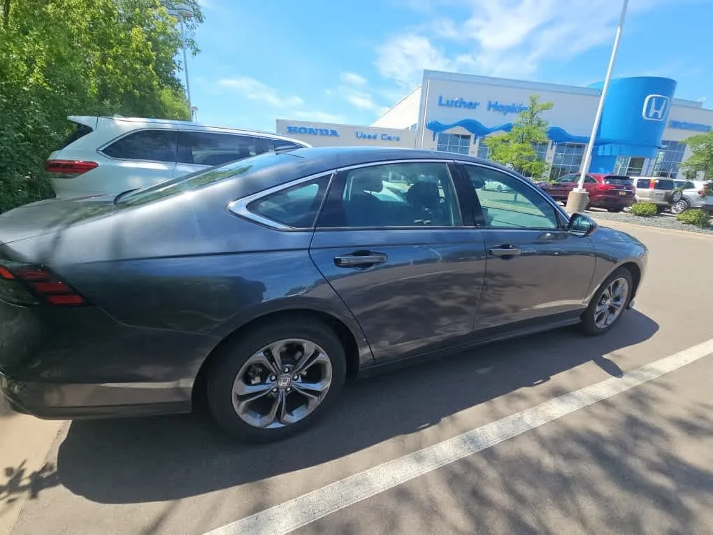 Certified Used 2024 Meteorite Gray Metallic Honda EX image 4