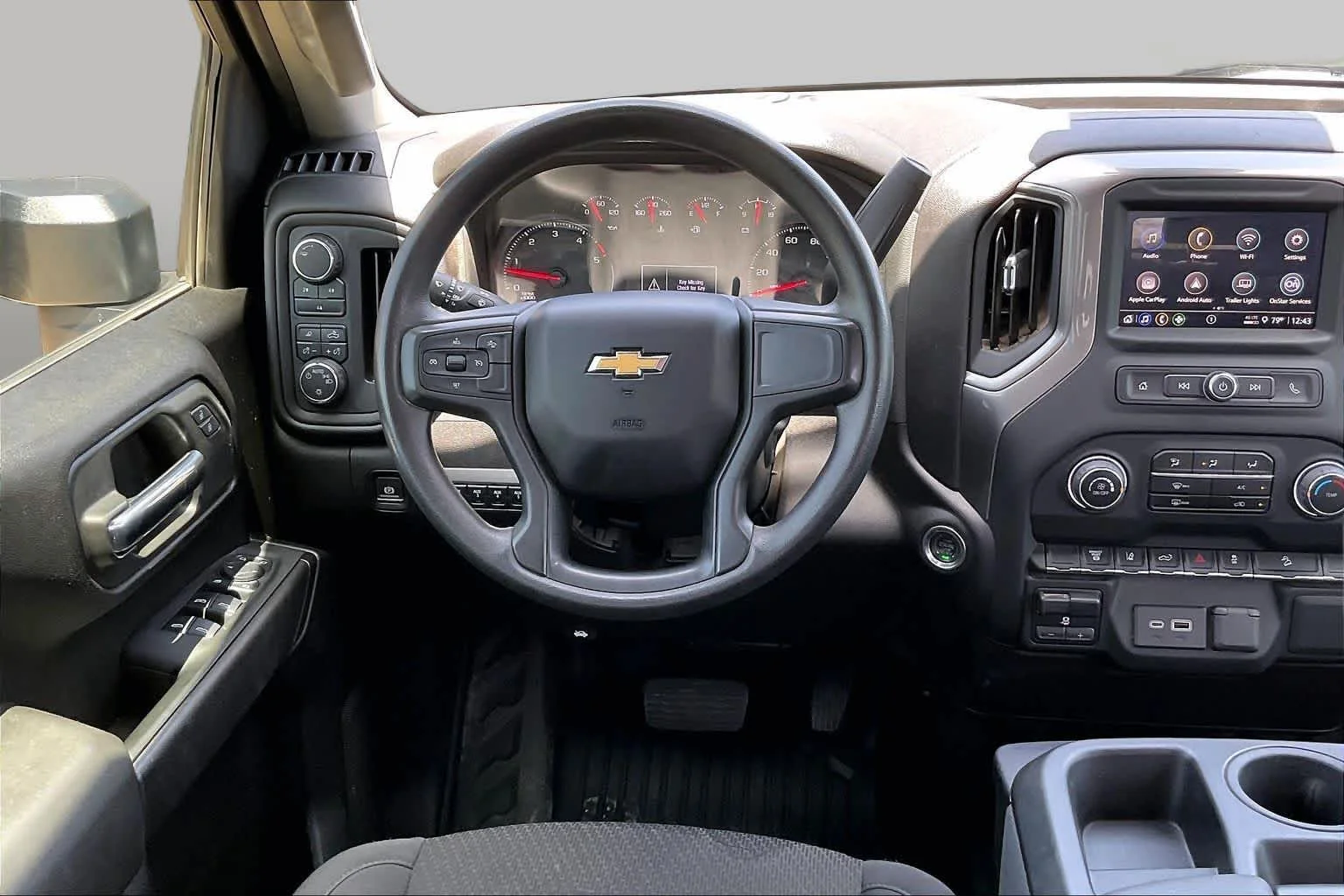 Used 2024 Sterling Gray Metallic Chevrolet Work Truck image 7