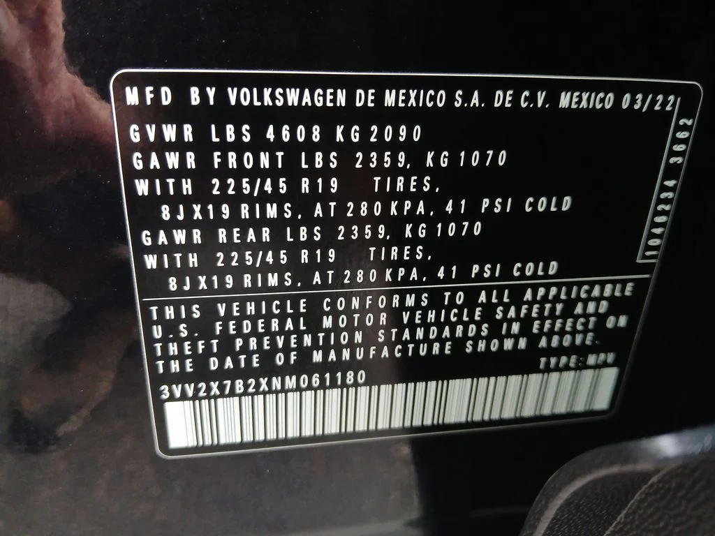 Used 2022 Black Volkswagen 1.5T SEL image 32