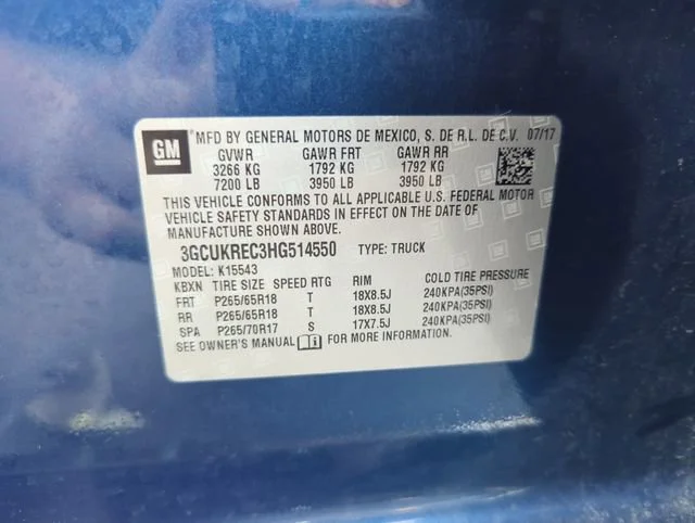Used 2017 DEEP OCEAN BLUE METALLIC Chevrolet LT image 34