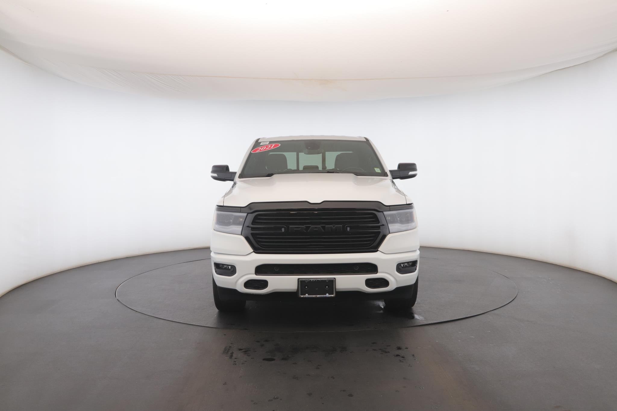 Used 2021 Bright White Clearcoat Ram Big Horn 4x4 Crew Cab 5