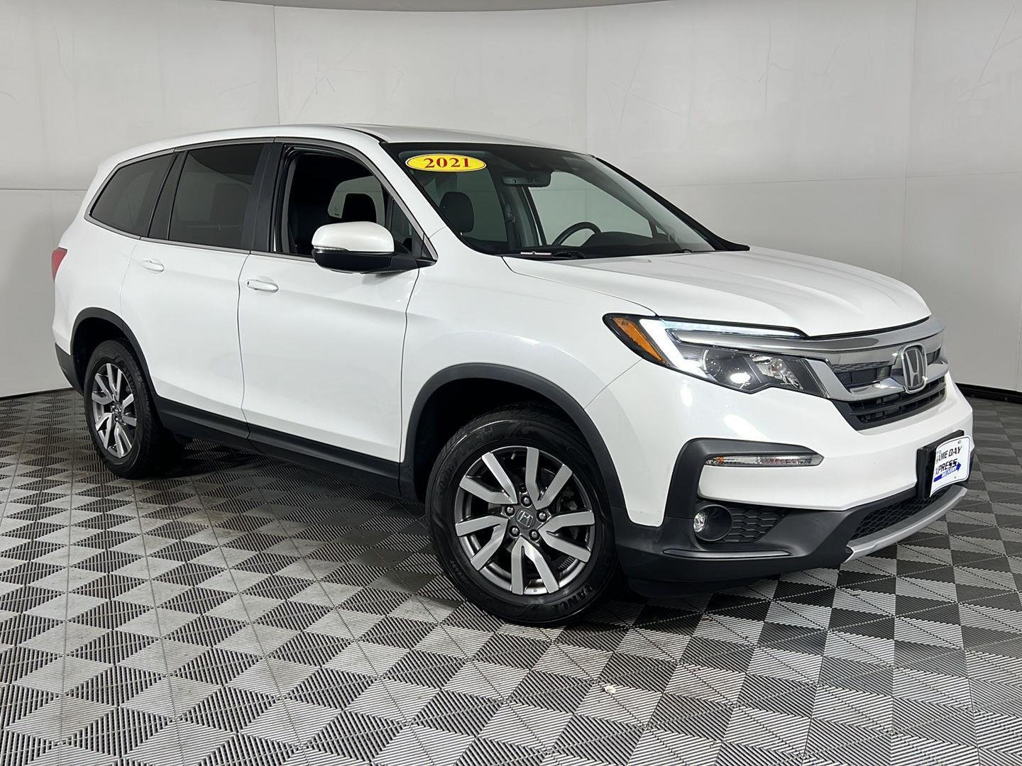Used 2021 Platinum White Pearl Honda EX-L image 20