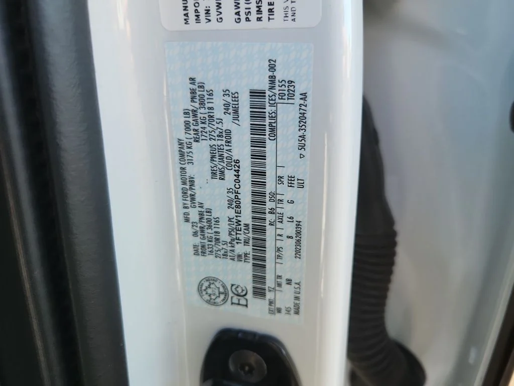Used 2023 White Ford Tremor image 21