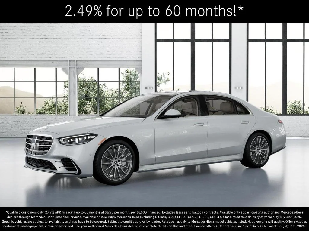 New 2026 MANUFAKTUR Moonlight White Metallic Mercedes-Benz S 500 image 38