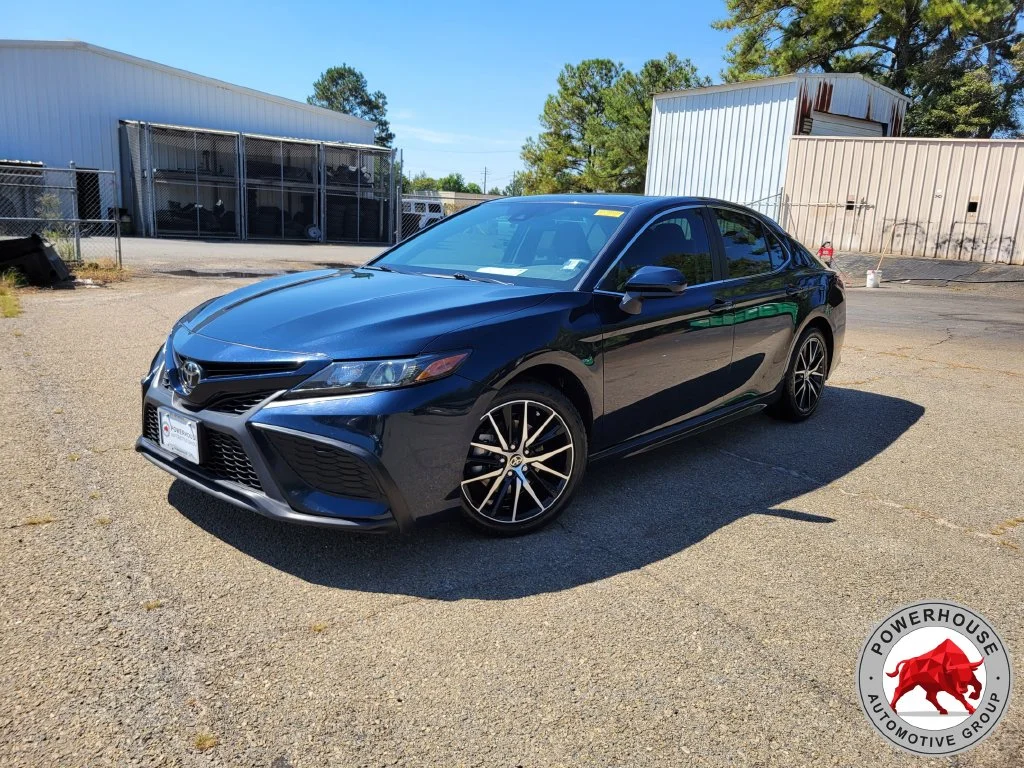 Used 2021 Blue Toyota SE image 2
