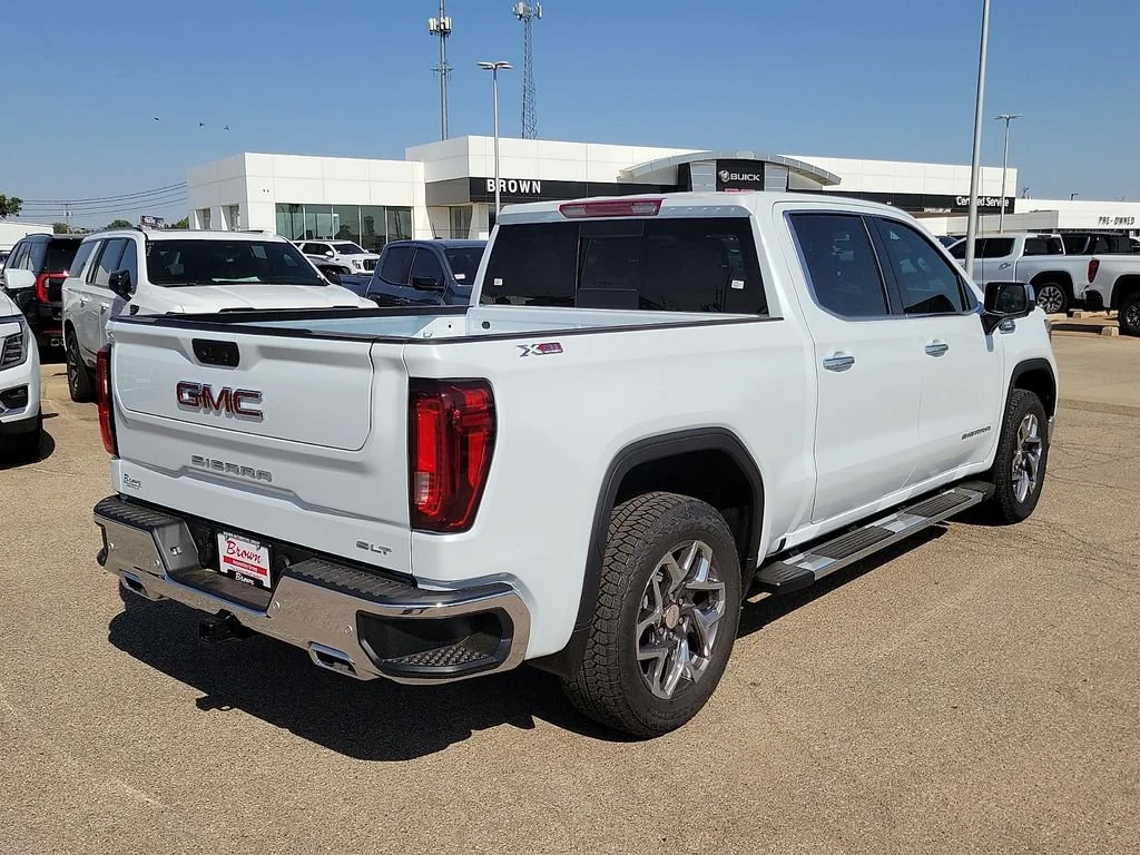 New 2026 Glacier White Tricoat GMC SLT image 11