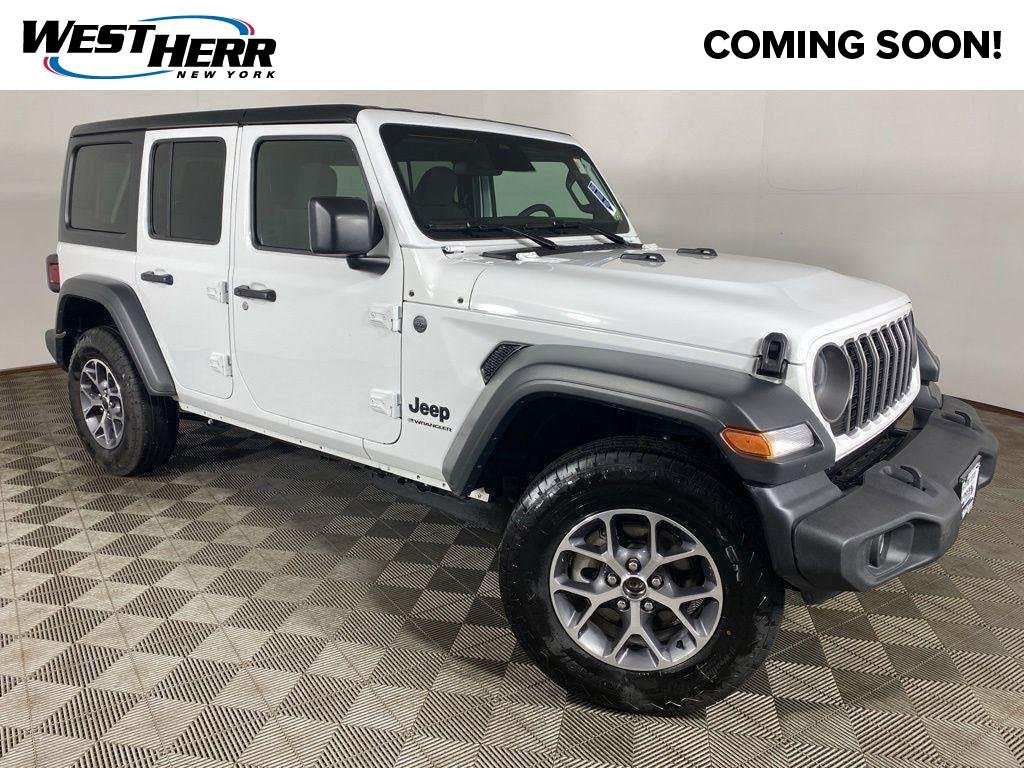 Used 2026 Bright White Clearcoat Jeep Sport S image 1