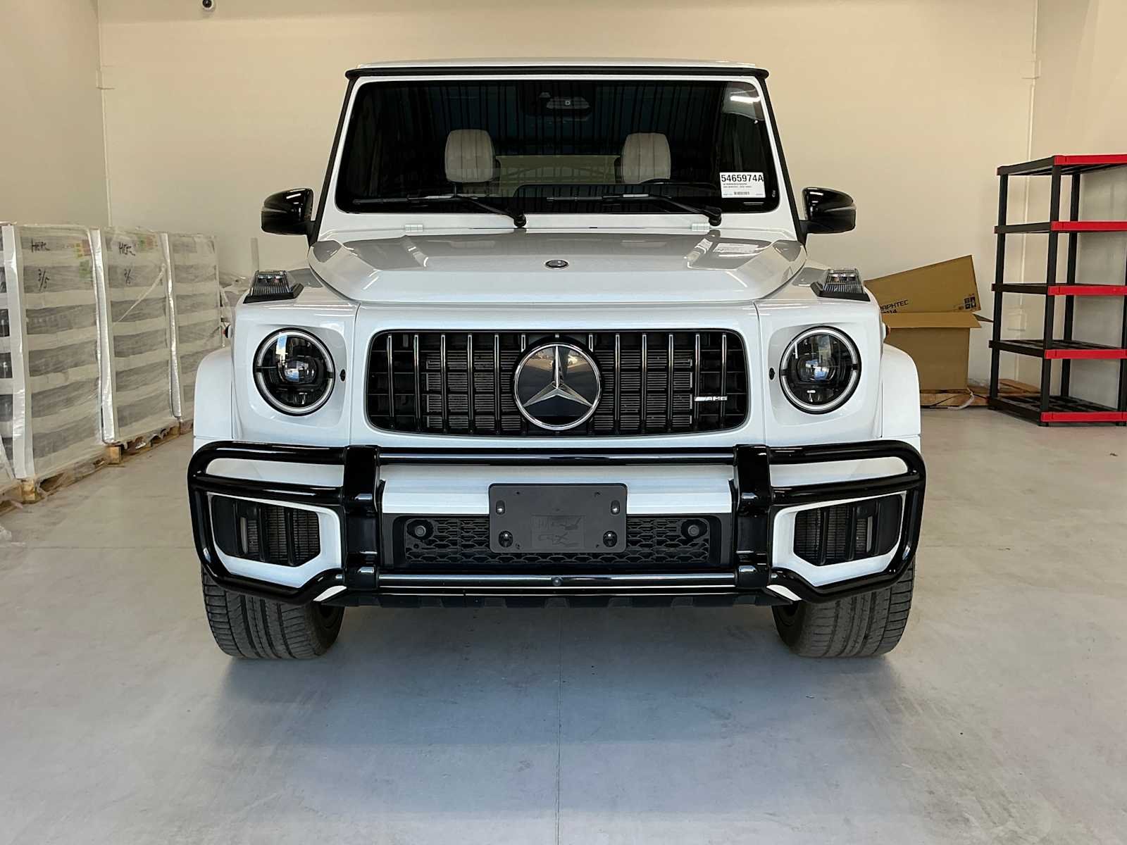 Certified Used 2025 MANUFAKTUR Moonlight White Metallic Mercedes-Benz AMG® G 63 image 2