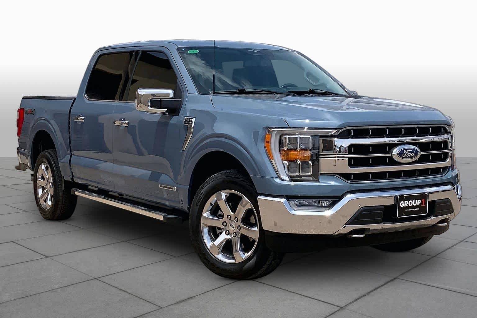 Certified Used 2023 Azure Gray Metallic Tri-Coat Ford LARIAT image 3